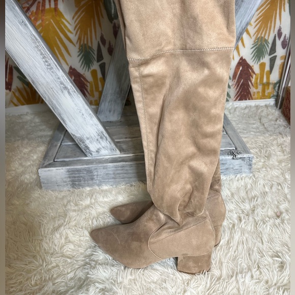 A New Day Women's Greta Tall Dress Boots - Beige size 9.5 & 6 Available - Picture 6 of 11